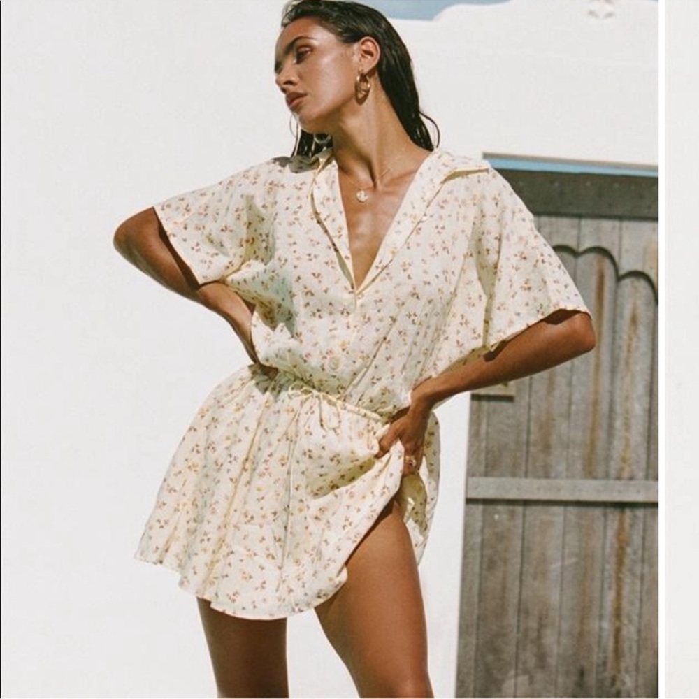 Sabo Skirt Yellow Floral Dress